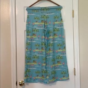 Tropical stretchy pants